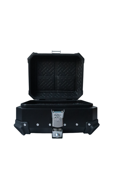 Aluminium 18 Litres Black Top Box