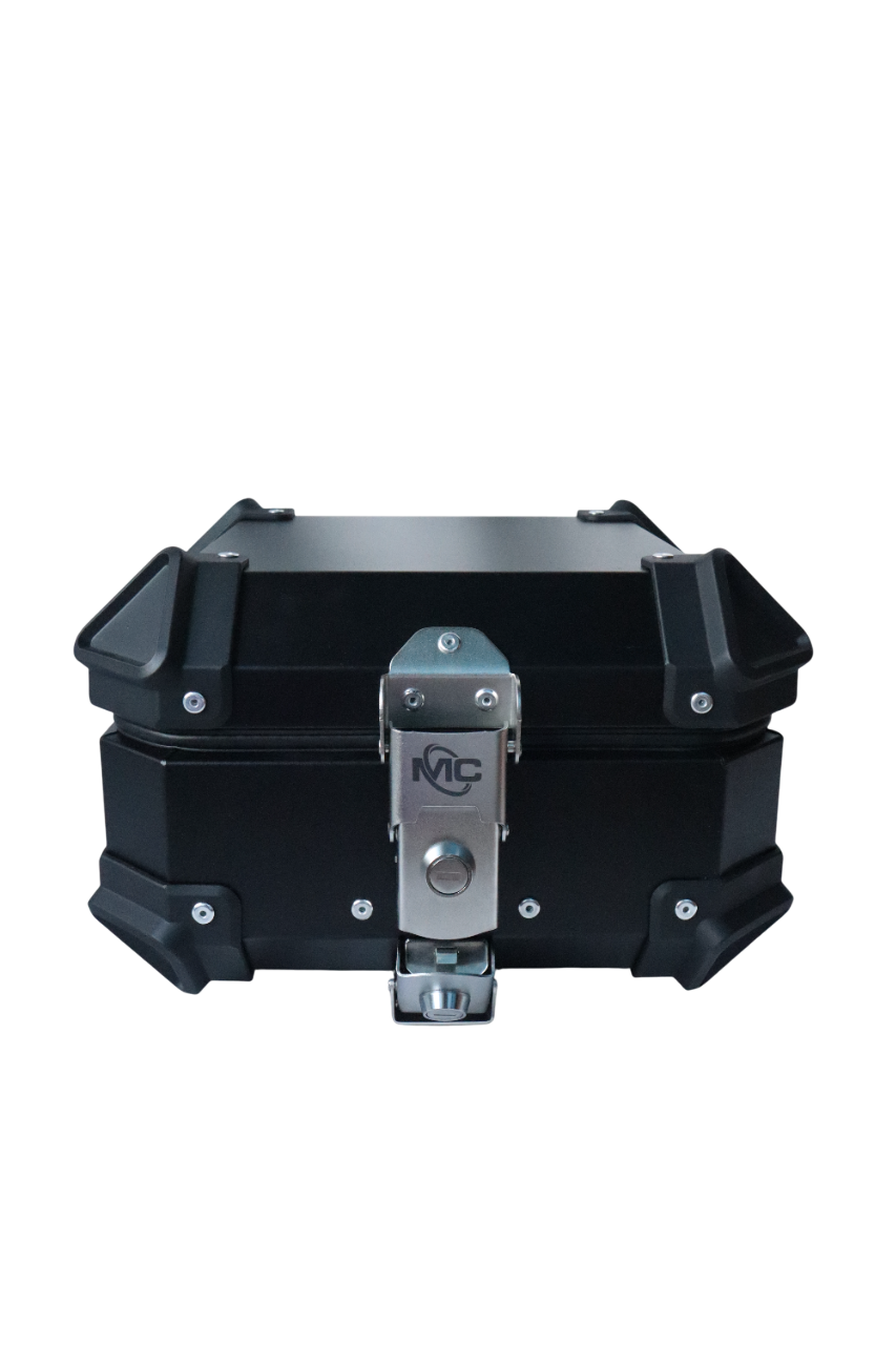 Aluminium 15 Litres Black Top Box