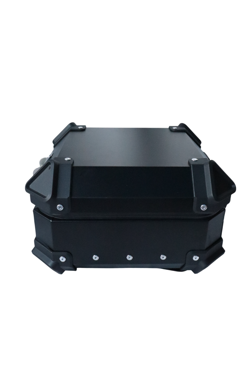 Aluminium 15 Litres Black Top Box