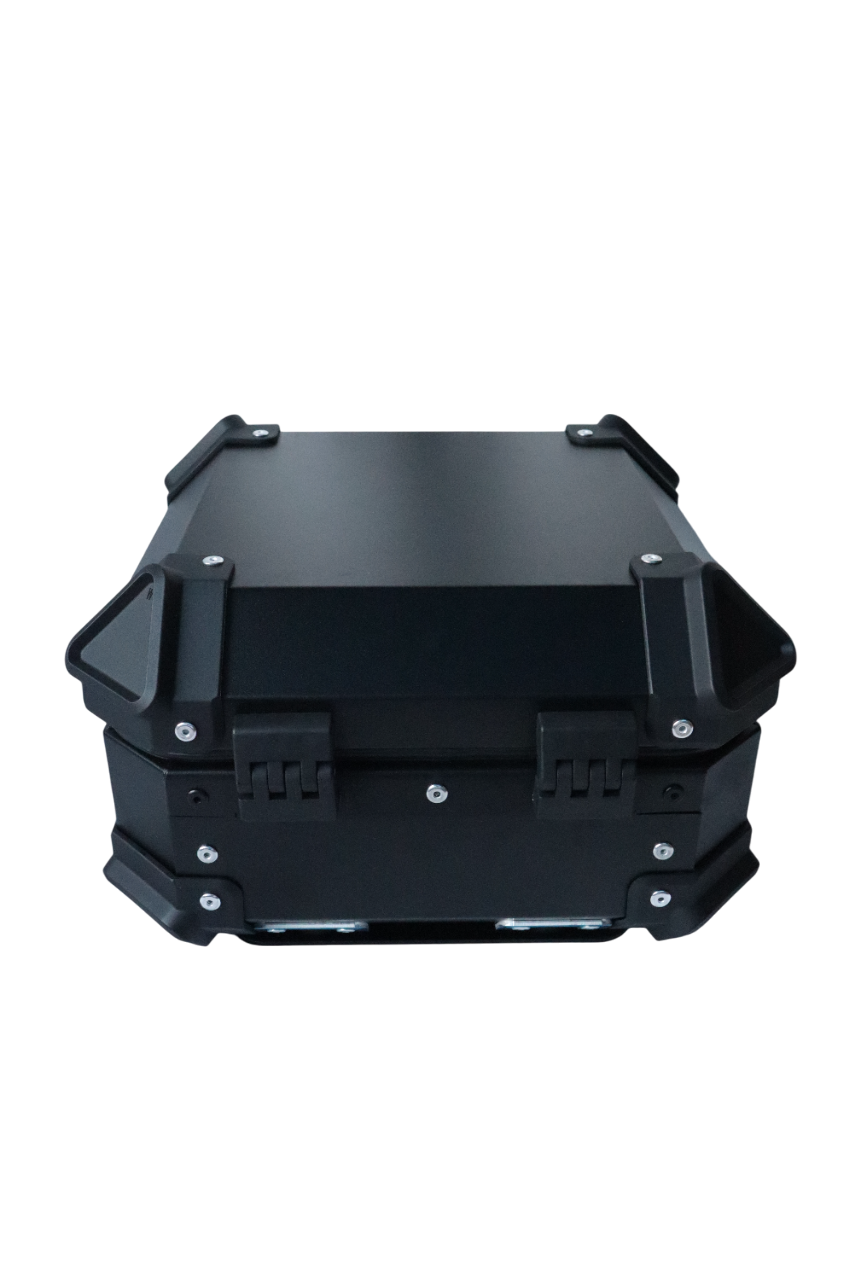 Aluminium 15 Litres Black Top Box