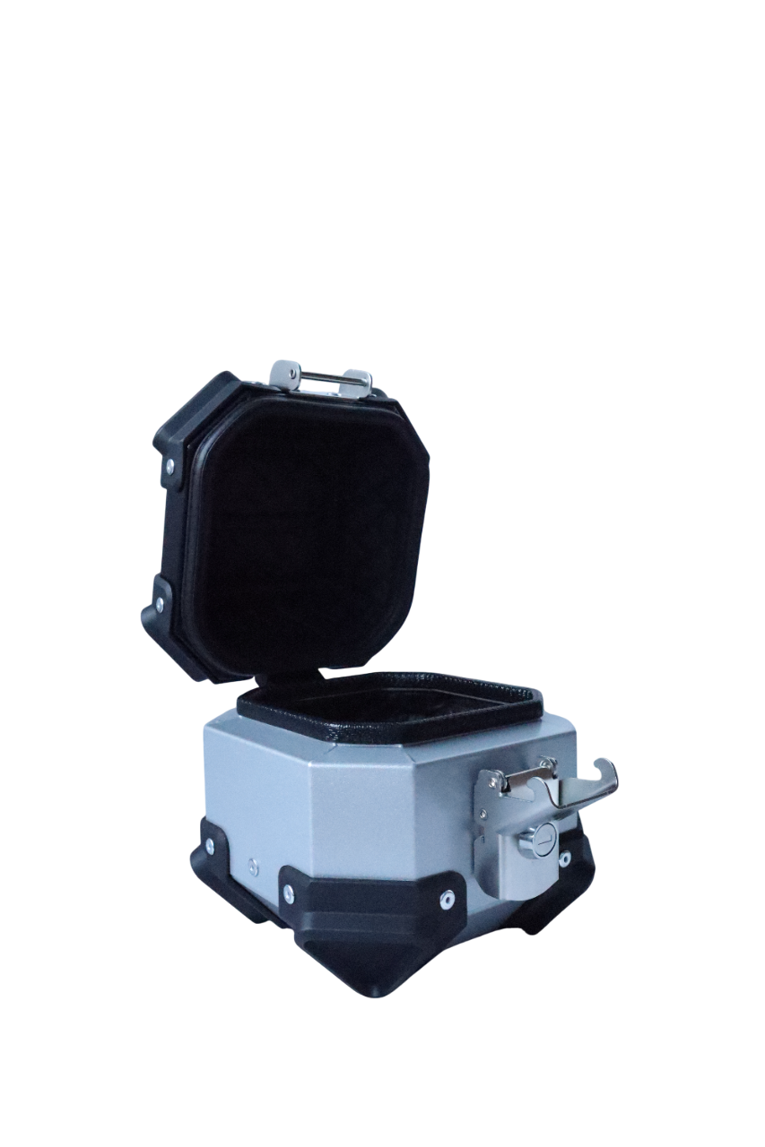 Aluminium 5 Liters Silver Top Box