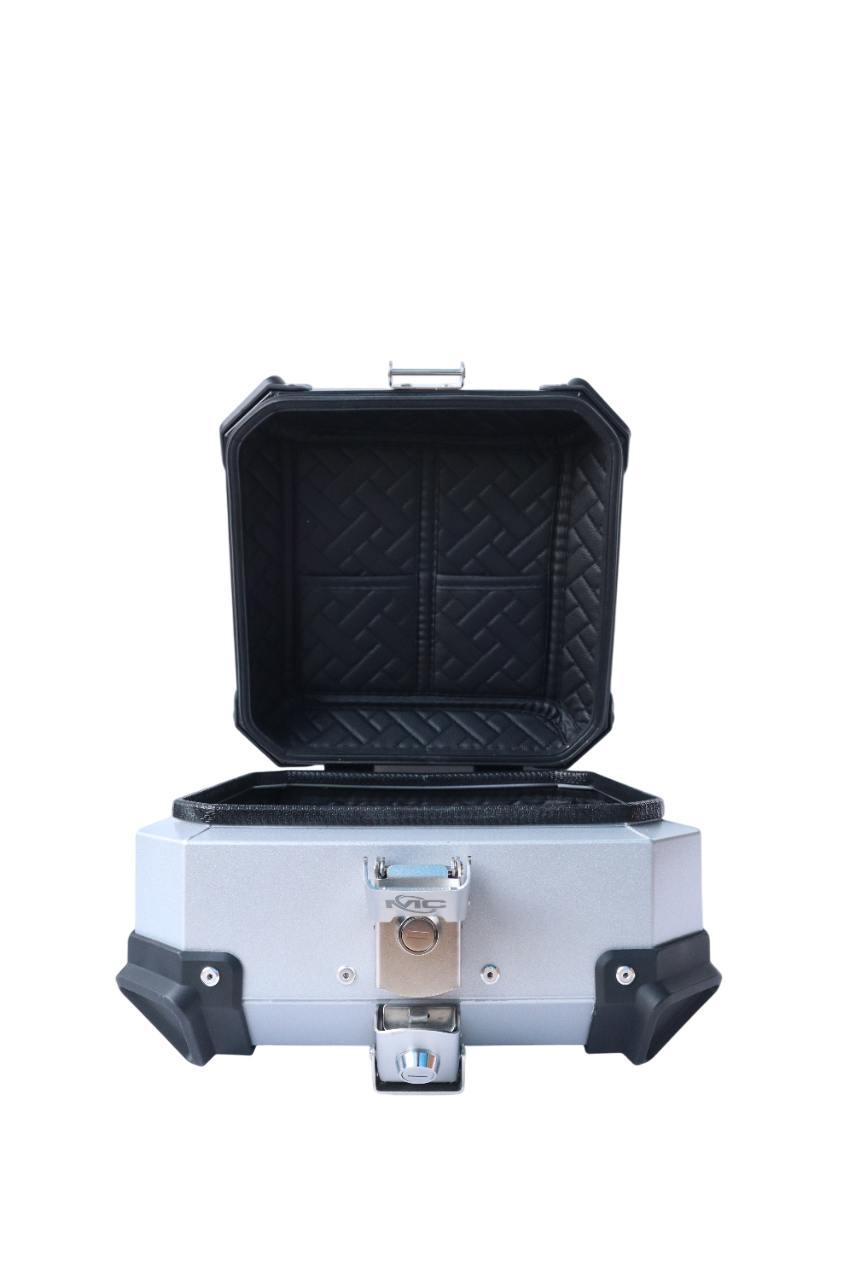 Aluminium 15 Litres Silver Top Box