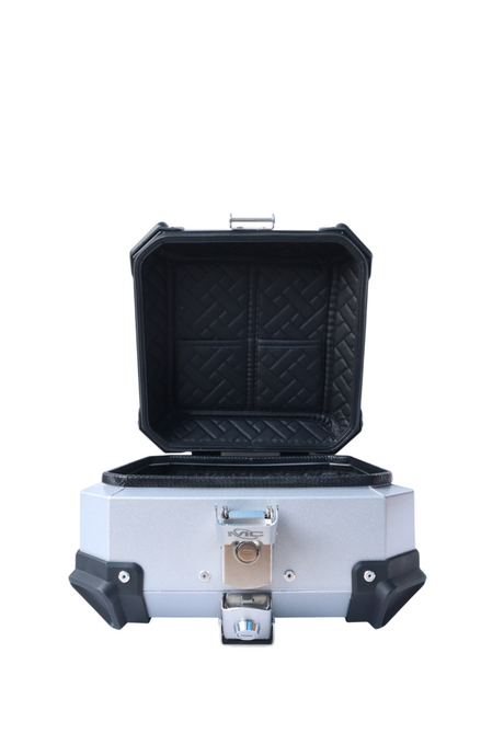 Aluminium 15 Litres Silver Top Box