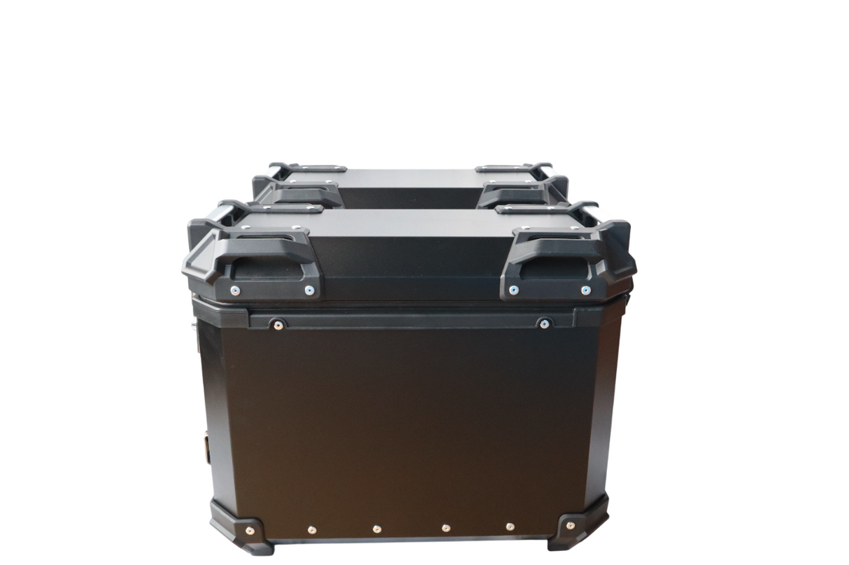 Aluminium Side Box 36 Litre Black With Saddle Clamp