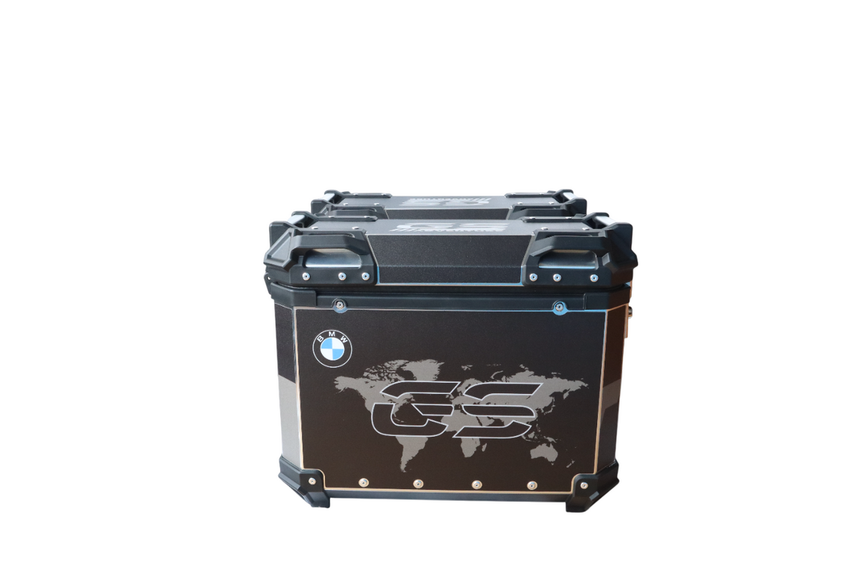 Aluminium Side Box 36 Litre BMW GS Black With Saddle Clamp