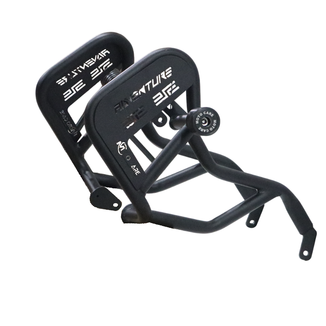 Type 2 (Black)- Crash Guard With Dual Sliders For 2025 KTM Adventure 250/390