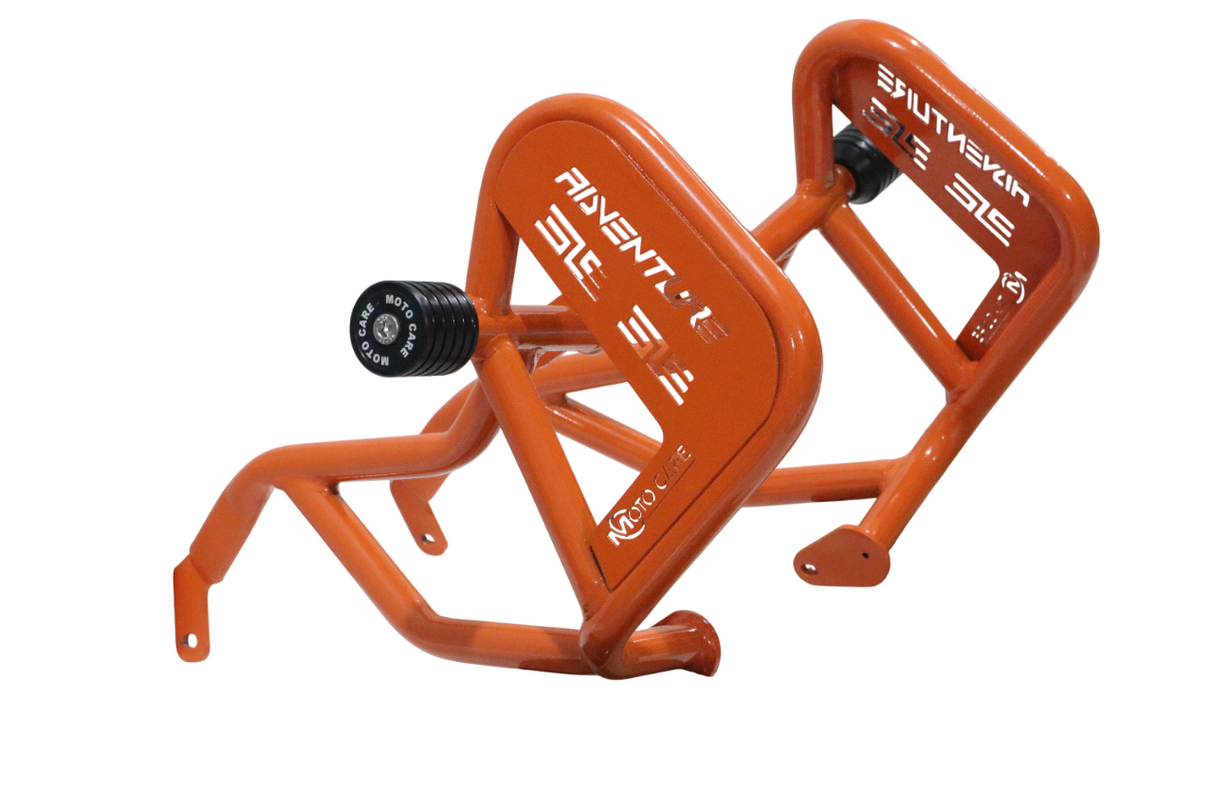 Type 2 (Orange)- Crash Guard With Dual Sliders For 2025 KTM Adventure 250/390