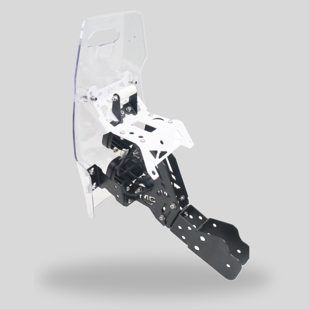 Motocare Mantis Rally Tower Touring Windshield With Clamp Kit For Hero Xpulse 200 4V