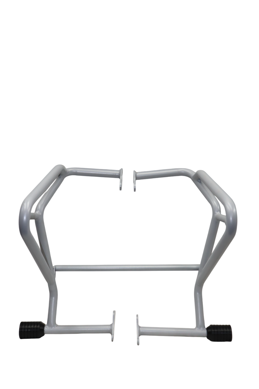 CRASH GUARD WITH DUAL SLIDERS (SILVER) FOR V STROM