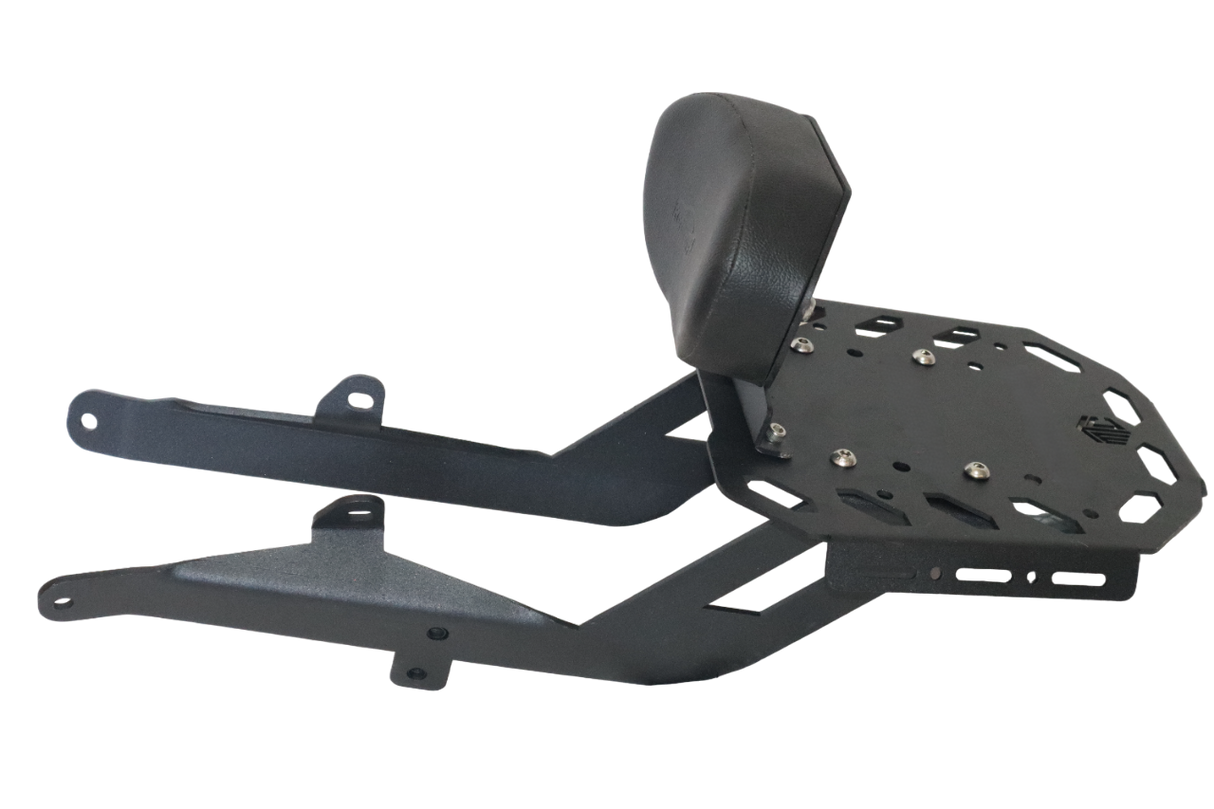 CNC Carrier Plate with Backrest for Honda H'ness CB 350