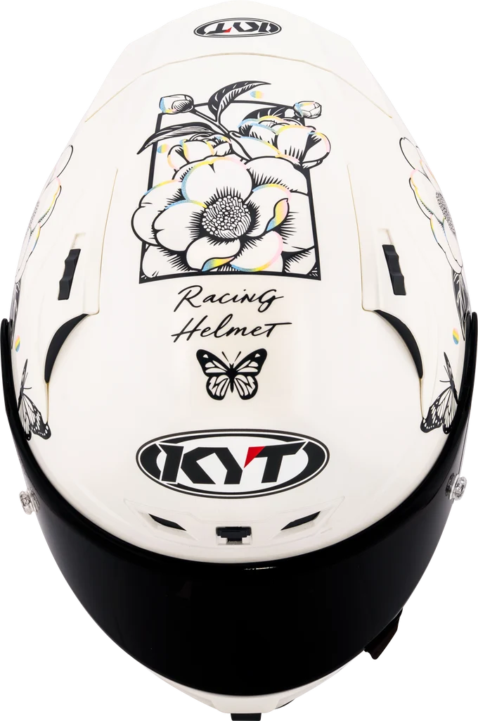 KYT STRIKER SV Tea Flower Gloss White