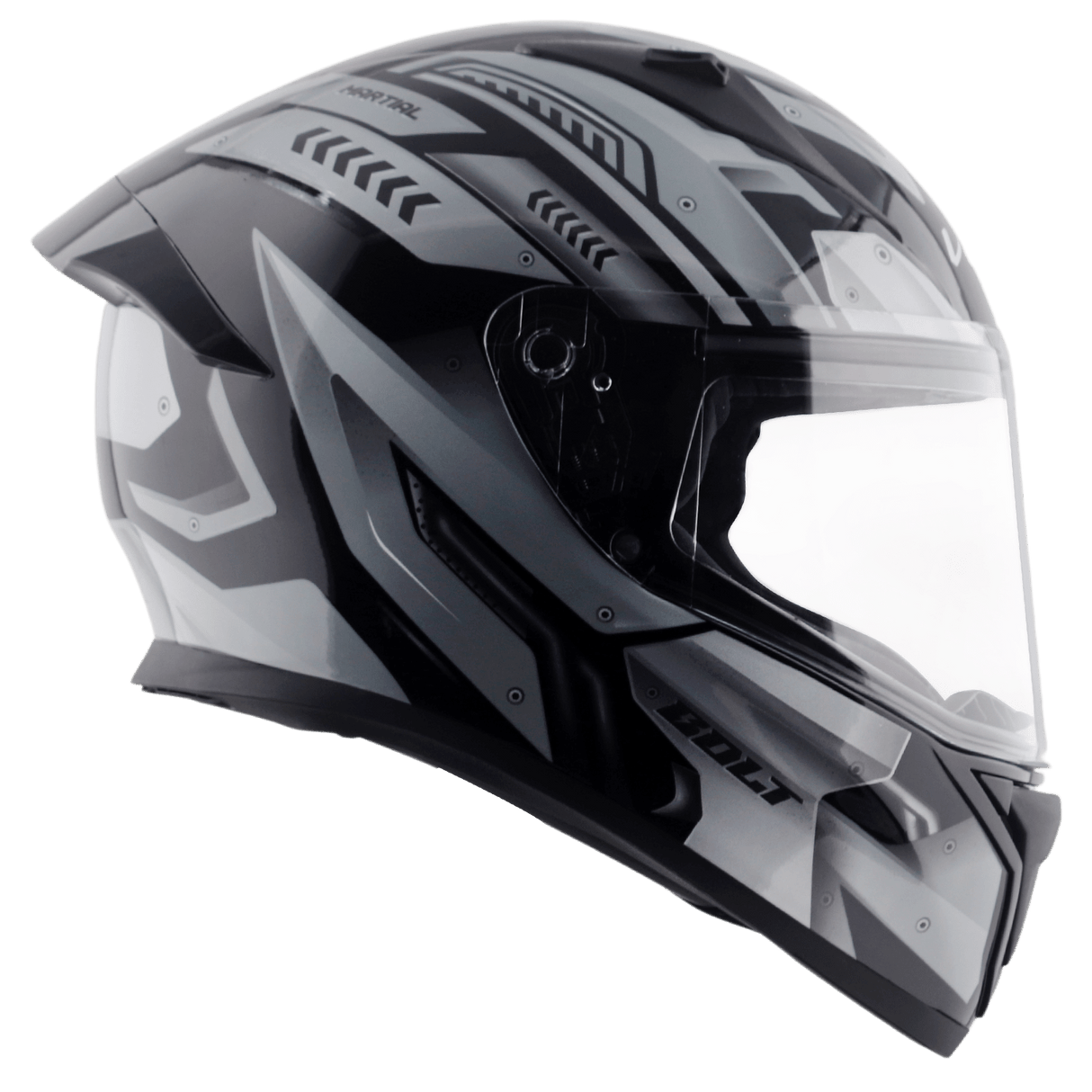 Bolt Martial Helmet - Black Grey