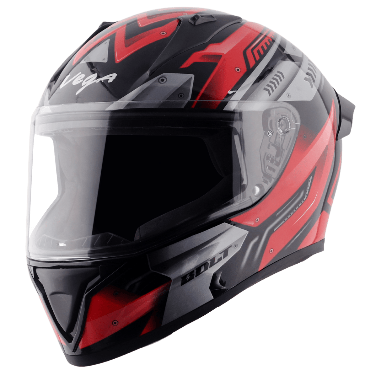 Bolt Martial Helmet - Black Red