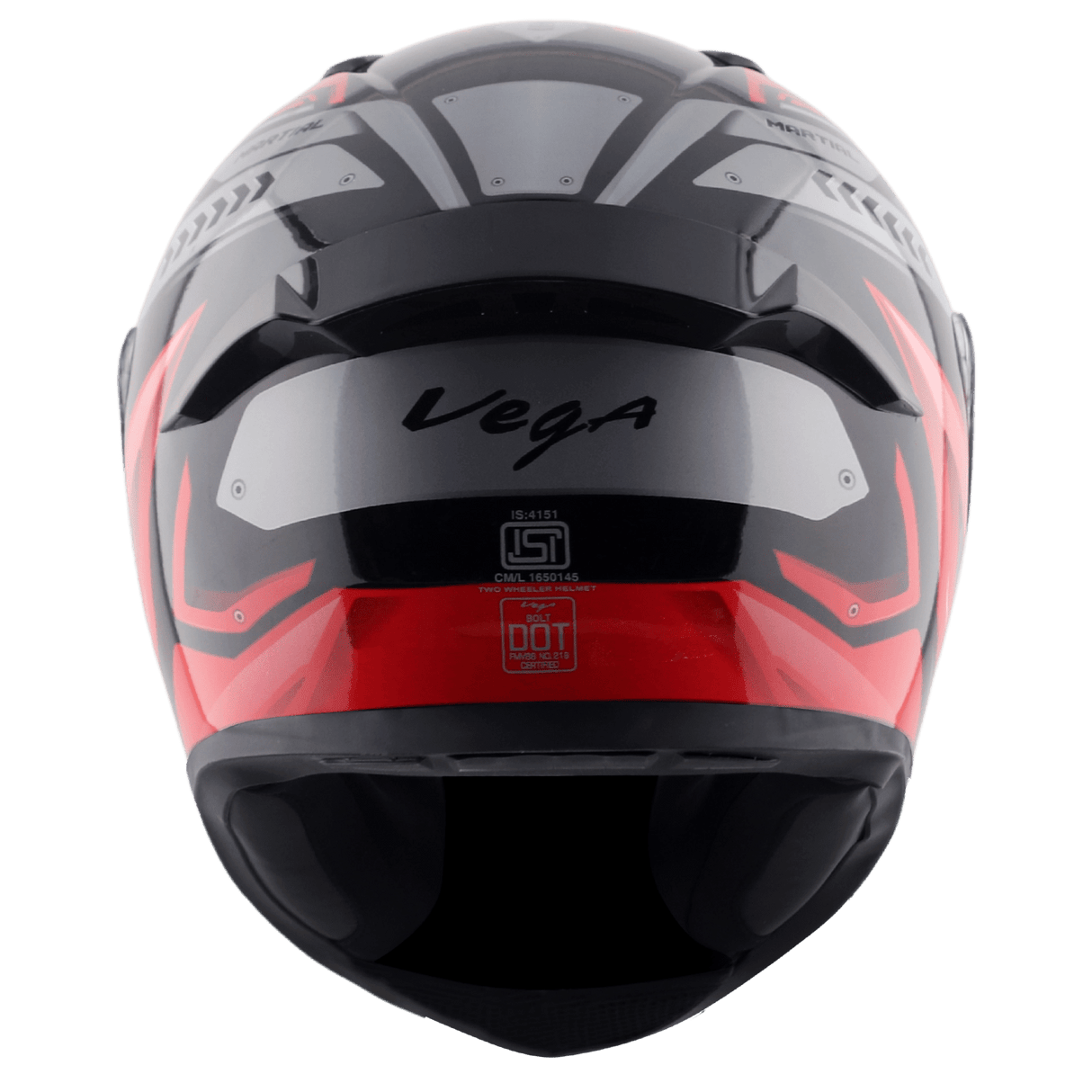 Bolt Martial Helmet - Black Red