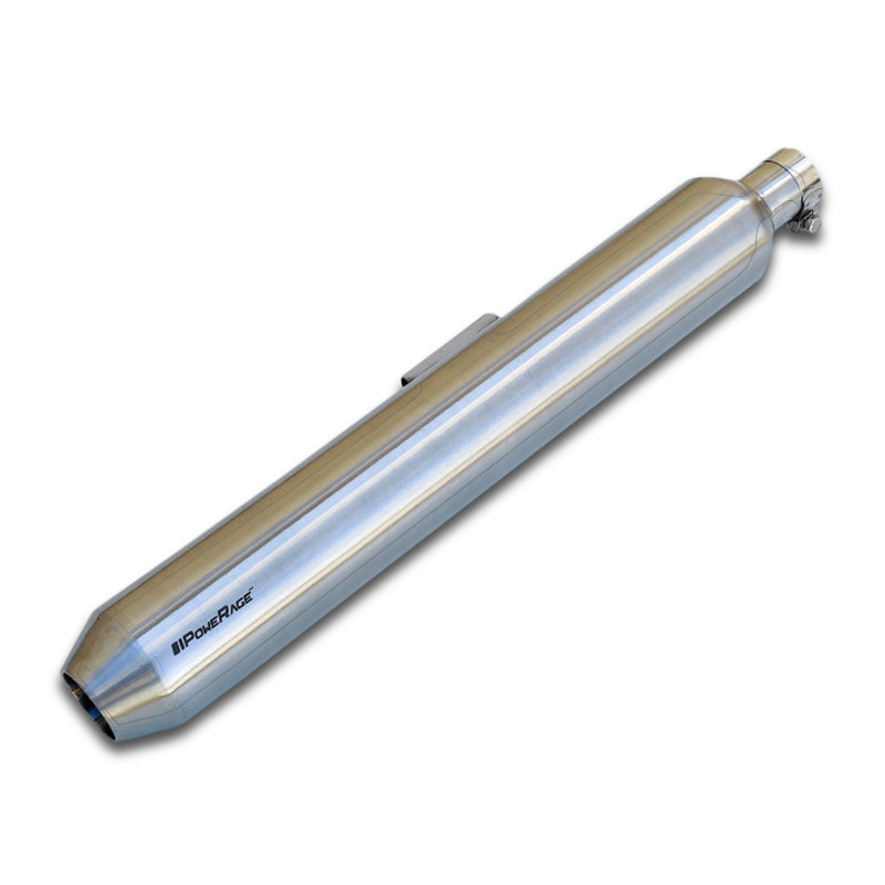 Slip-Ons Exhaust for RE Classic 350 Brushed Steel Finish (Short Type)