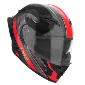 RIDEX TITANIUM G1- STREAK RED (GLOSSY)