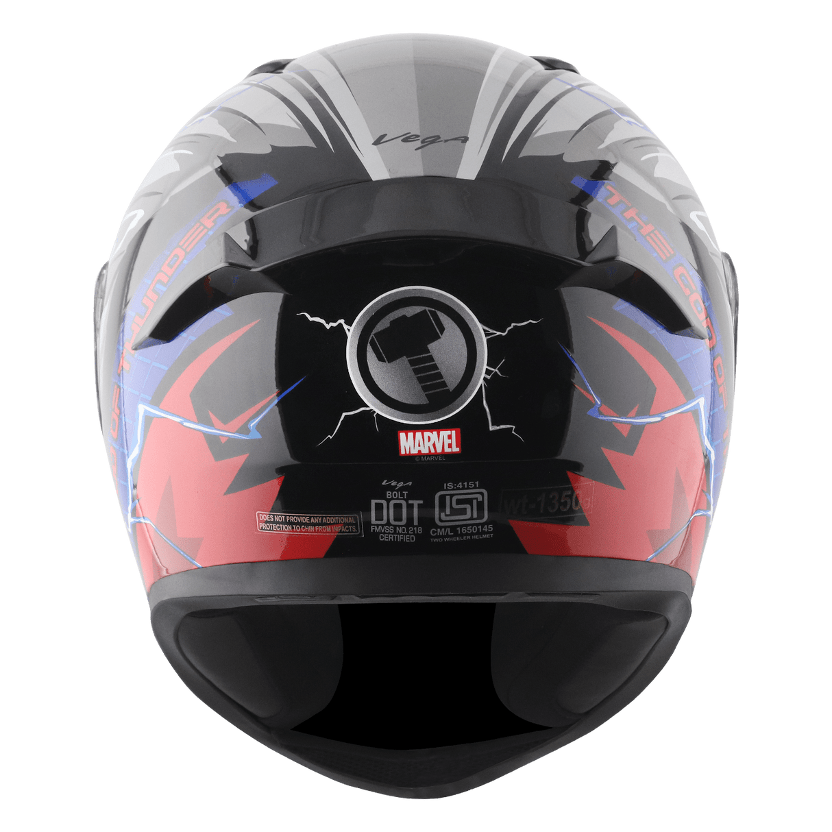 Bolt Marvel Thor Edition Helmet - Black Red
