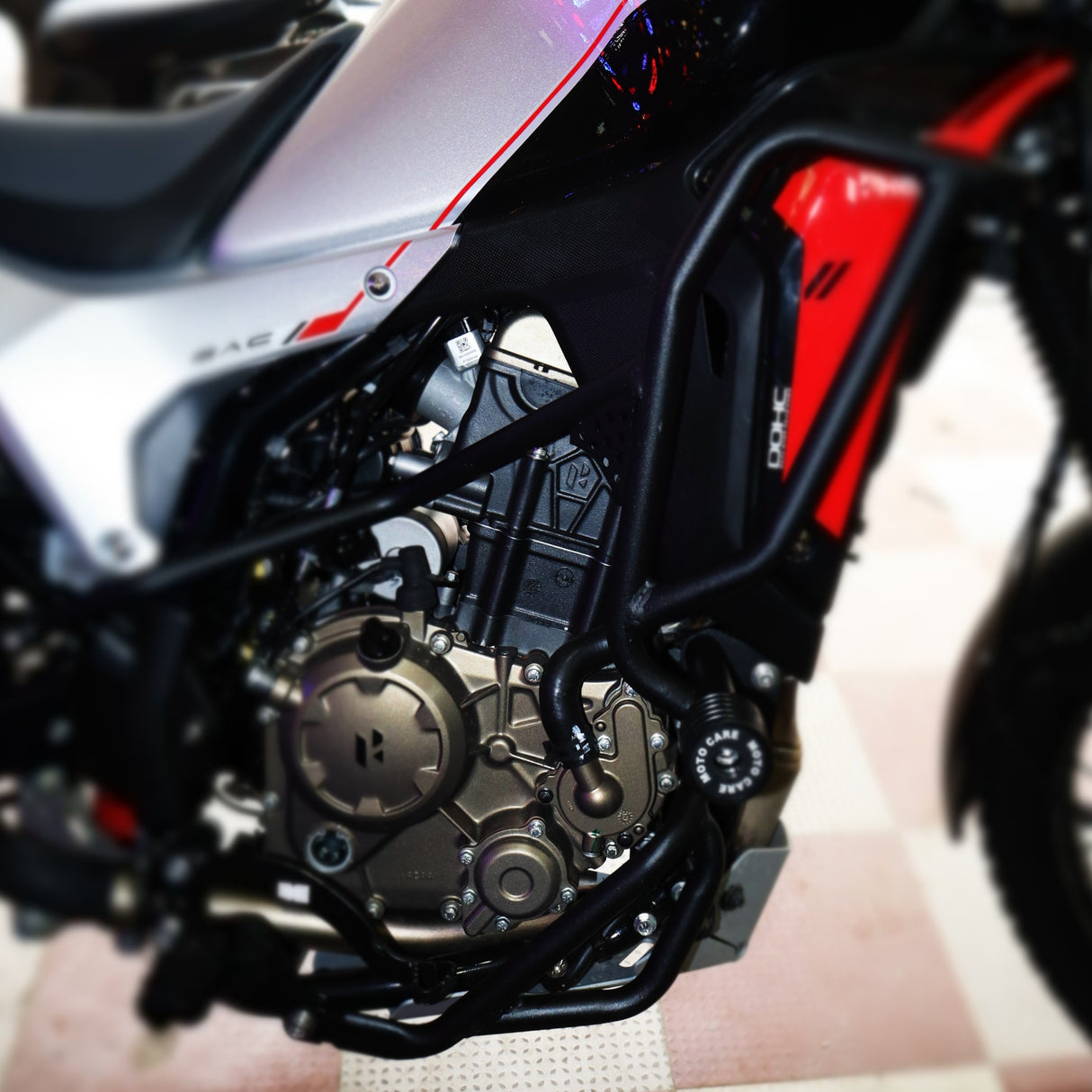 Upper Crash Guard For Hero Xpulse 210 (Black)