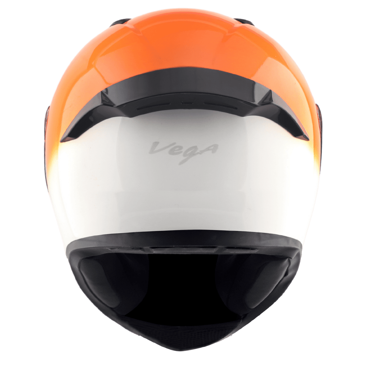 Bolt Dual Color Helmet - White Orange