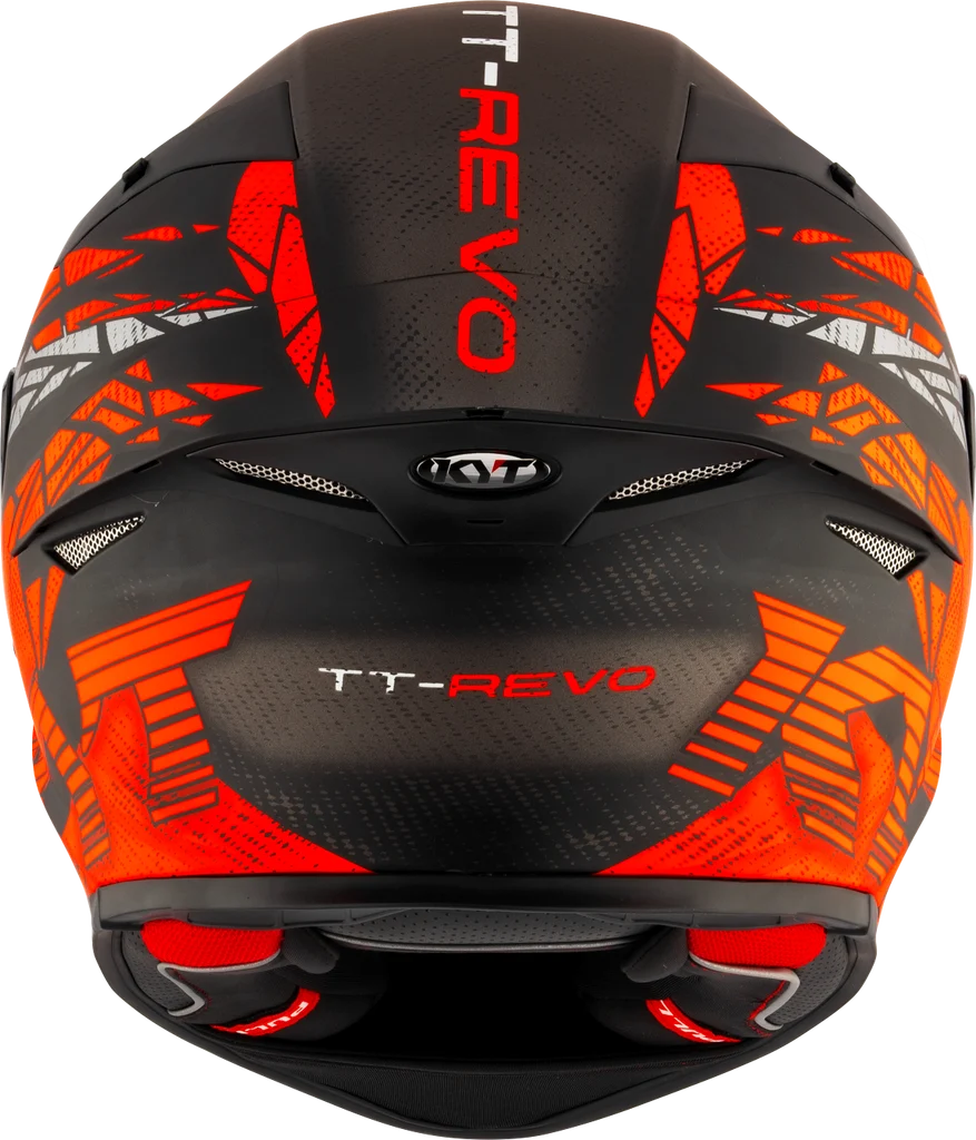 KYT TT-REVO COMBUSTION RED GLOSSY
