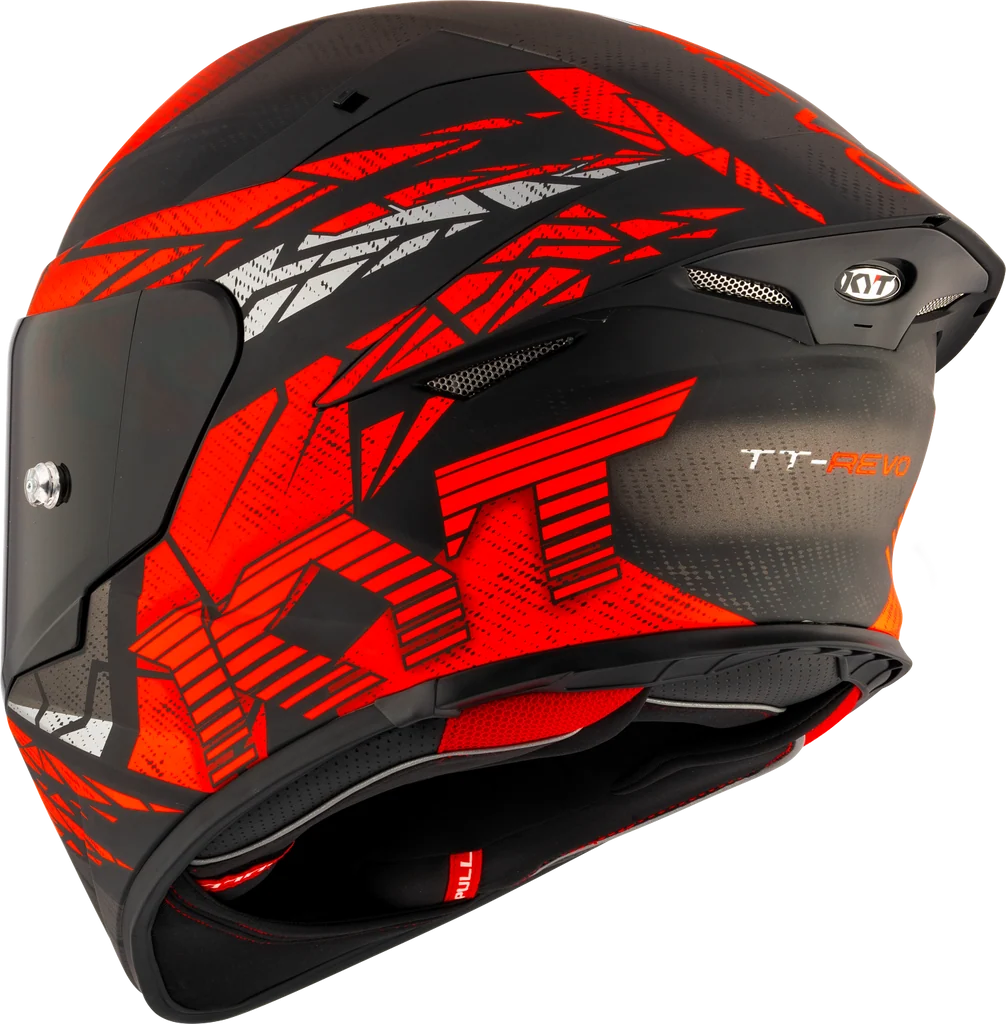 KYT TT-REVO COMBUSTION RED GLOSSY