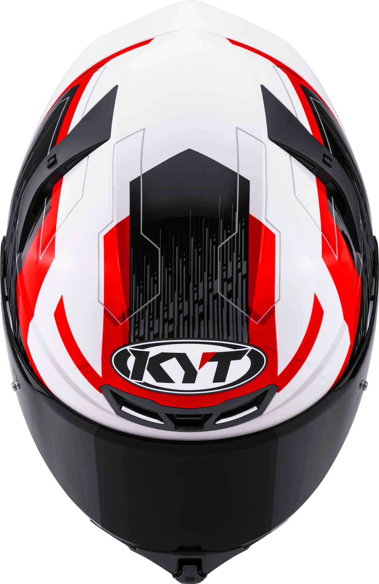 KYT TT-Revo Speeding White Red