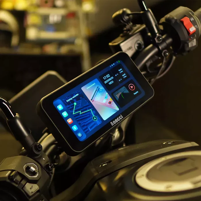 C6 Pro All-in-One Motorcycle Dash Cam with GPS & Anti-Theft