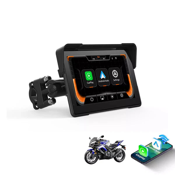 C7 7-inch HD Screen for Motorcycle CarPlay & Android Auto