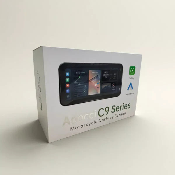 C9 Max Motorcycle Front & Rear Camera with Wireless CarPlay