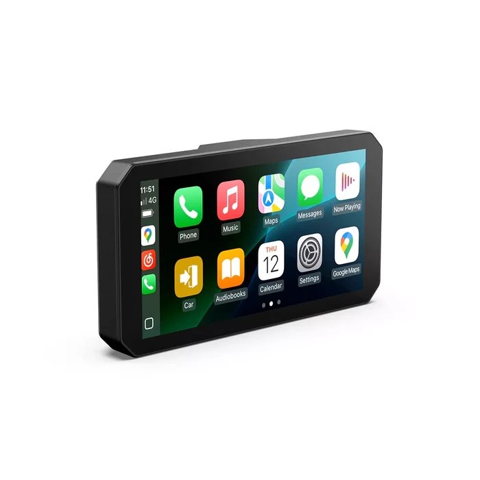 C9 Pro Max Motorcycle Front & Rear Camera with Wireless CarPlay