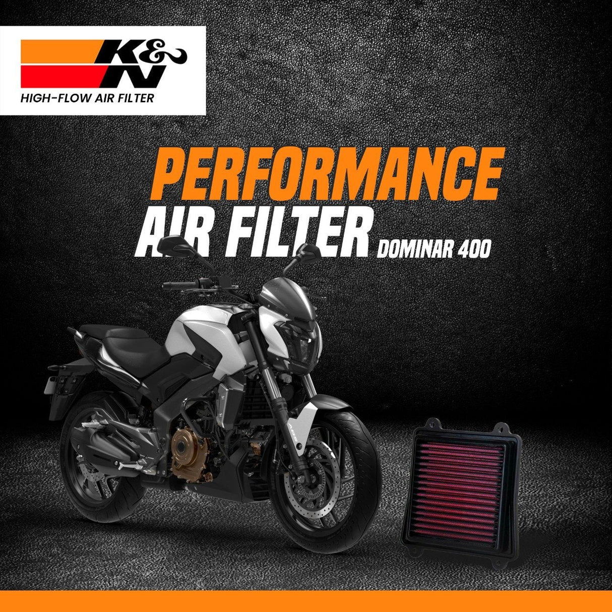 Bajaj Dominar 400 K&N air filter