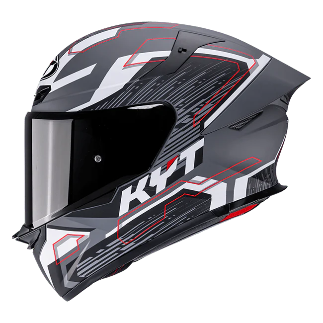 KYT TT-Revo Speeding Matt Grey
