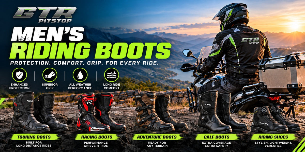Men’s Riding Boots: How to Choose the Right Motorcycle Boots for Every Ride