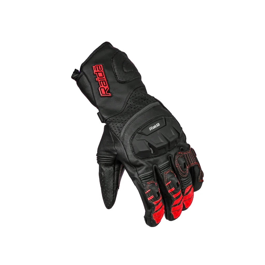 Raida AeroPrix Motorcycle Gloves  Red