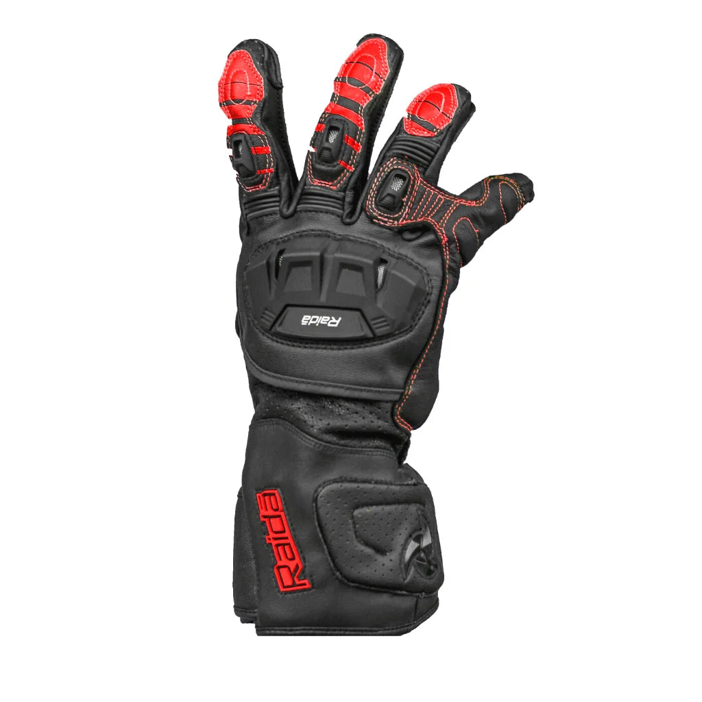 Raida AeroPrix Motorcycle Gloves  Red