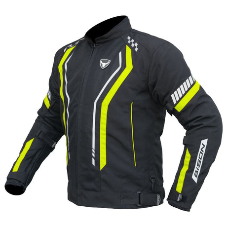 BISON AIR PRO – BLACK HI-VIZ GREEN JACKET