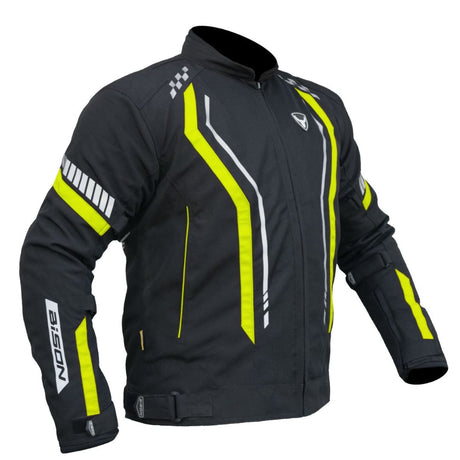 BISON AIR PRO – BLACK HI-VIZ GREEN JACKET