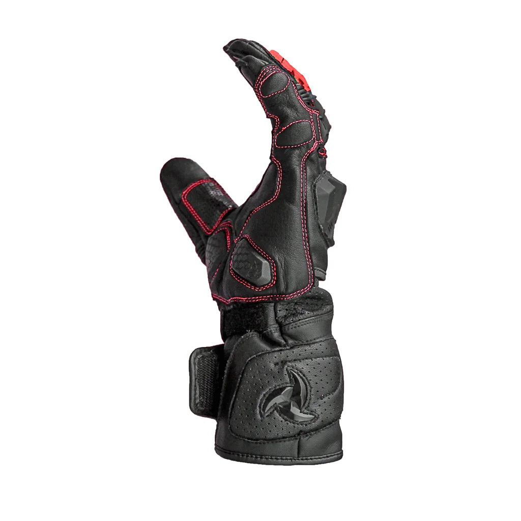 Raida AeroPrix Motorcycle Gloves  Red