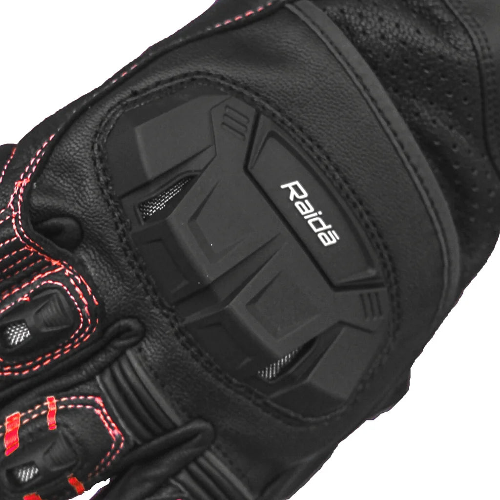 Raida AeroPrix Motorcycle Gloves  Red