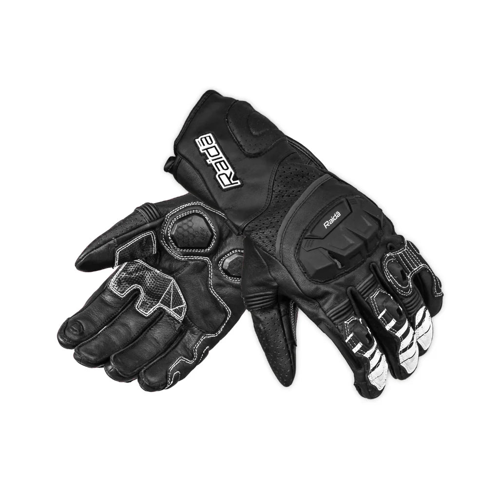 Raida AeroPrix Motorcycle Gloves  Red