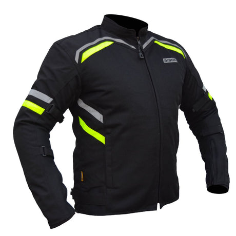 BISON RAPTOR V.2 – BLACK HI-VIZ GREEN JACKET