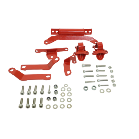 UPPER LOWER CRASH GUARD FOR BMW G 310 GS - RED