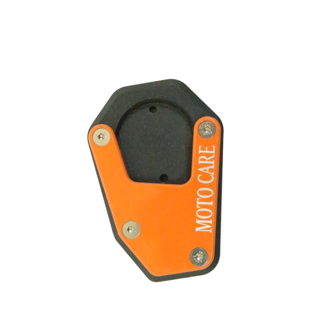 CNC SIDE STAND EXTENDER (ORANGE) FOR ADVENTURE