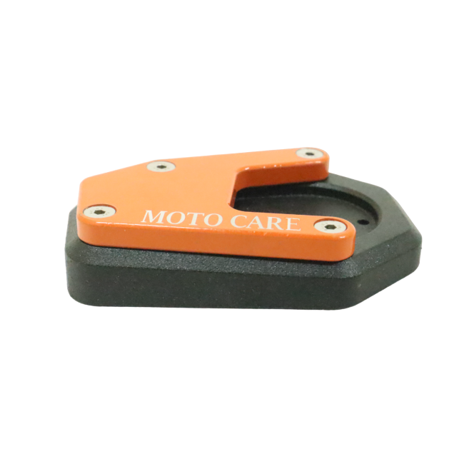 CNC SIDE STAND EXTENDER (ORANGE) FOR ADVENTURE