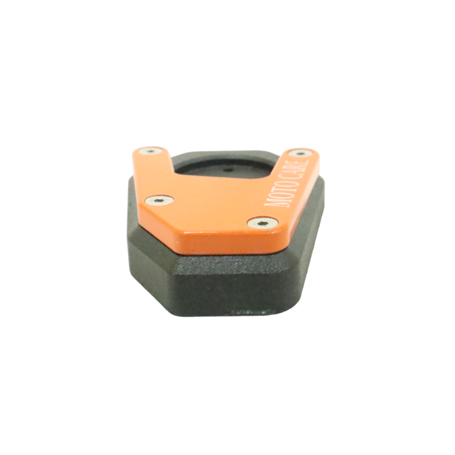 CNC SIDE STAND EXTENDER (ORANGE) FOR ADVENTURE