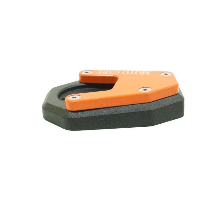 CNC SIDE STAND EXTENDER (ORANGE) FOR ADVENTURE