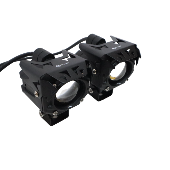 SINGLE OVAL LENS LED FOG LIGHTS WITH FAN