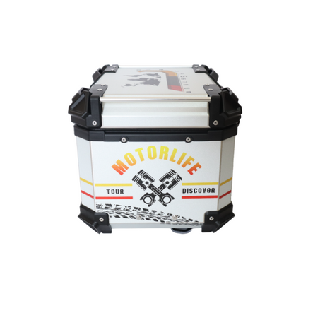 Aluminium Top Box [ MOTOR LIFE ]- 45 LITERS