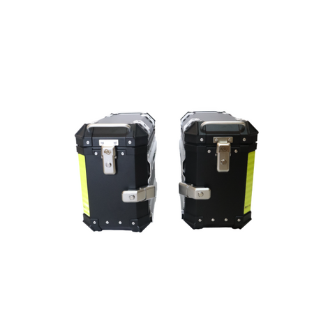 Motocare Aluminum Pannier Box - 35 Liters
