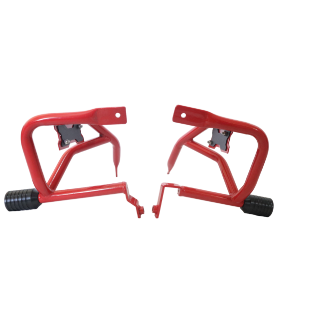 CRASH GAURD WITH DUAL SLIDERS (RED) FOR XPULSE